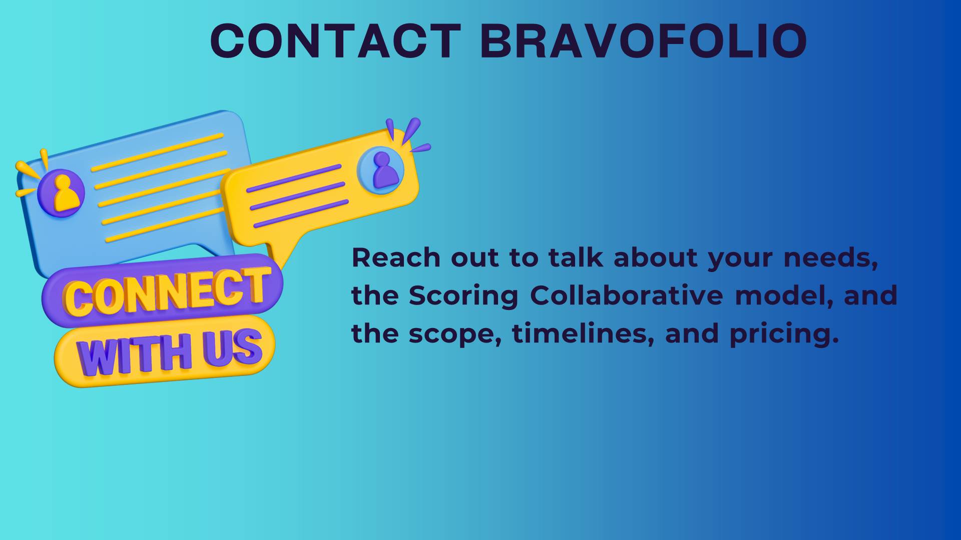 Scoring Collaborative - Innovative Portfolio Resource - Bravofolio